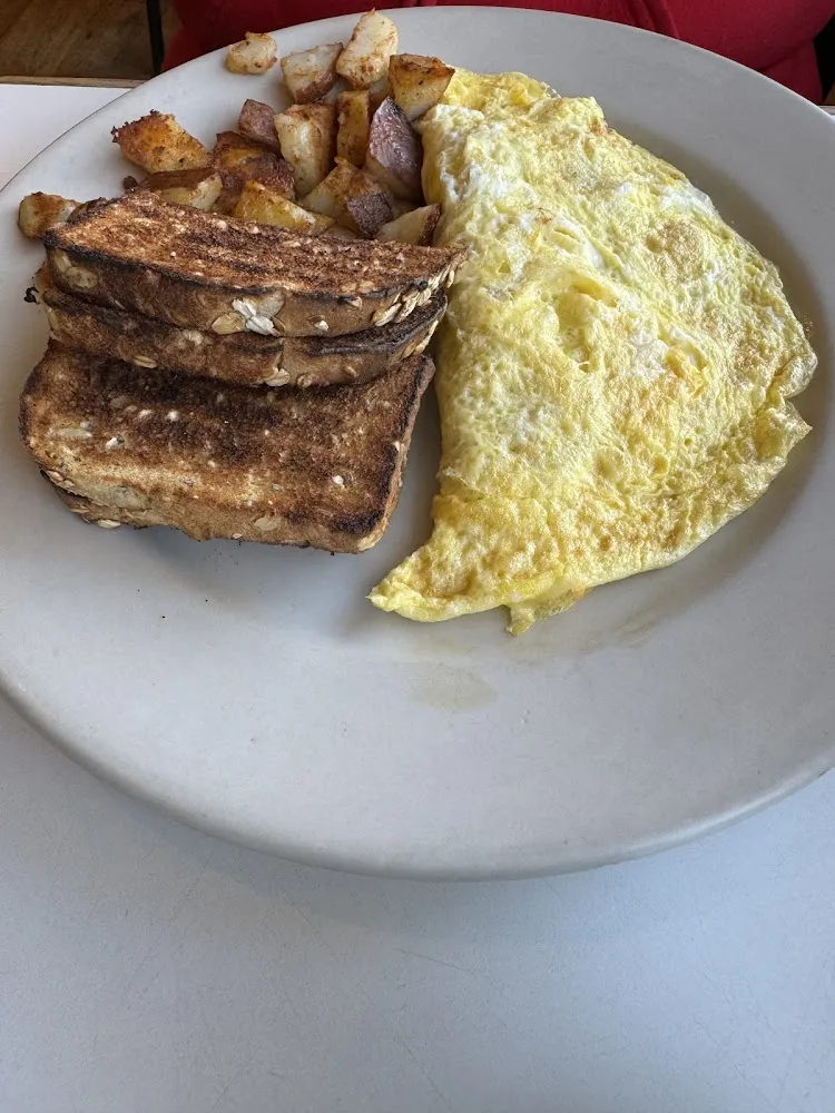 Two Eggs as You Like w Toast and Home Fries